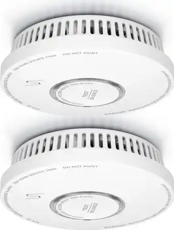 Bol.com Alecto sca-10 duo - rookmelder - koolmonoxidemelder - wit - 2 stuks aanbieding