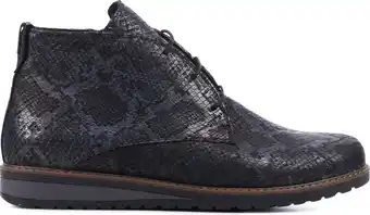 Waldlaufer mannen leer slangenprint  / laarzen / damesschoenen 379808 - lood - maat 36+