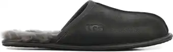 Bol.com Ugg pantoffels heren sloffen / instappers - wol - harde zool - open hiel - 1108192 - zwart - maat 42 aanbieding