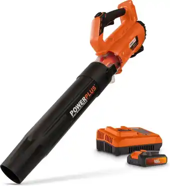 Bol.com Powerplus dual power powdpgset36 bladblazer - 20v - blazen - incl. 1x 20v 2.0ah accu +en lader aanbieding