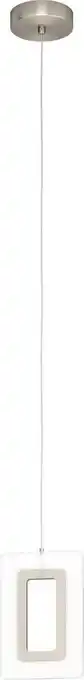 Bol.com Eglo enaluri hanglamp - led - 14 cm - grijs aanbieding