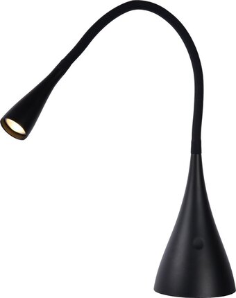 Bol.com Lucide zozy bureaulamp - led dimb. - 1x4w 3000k - 3 stepdim - zwart aanbieding