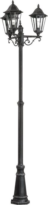 Bol.com Eglo navedo staande lamp buiten - e27 - 220 cm - zwart aanbieding