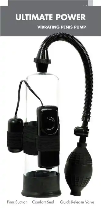 Me you us ultimate power penis pump black