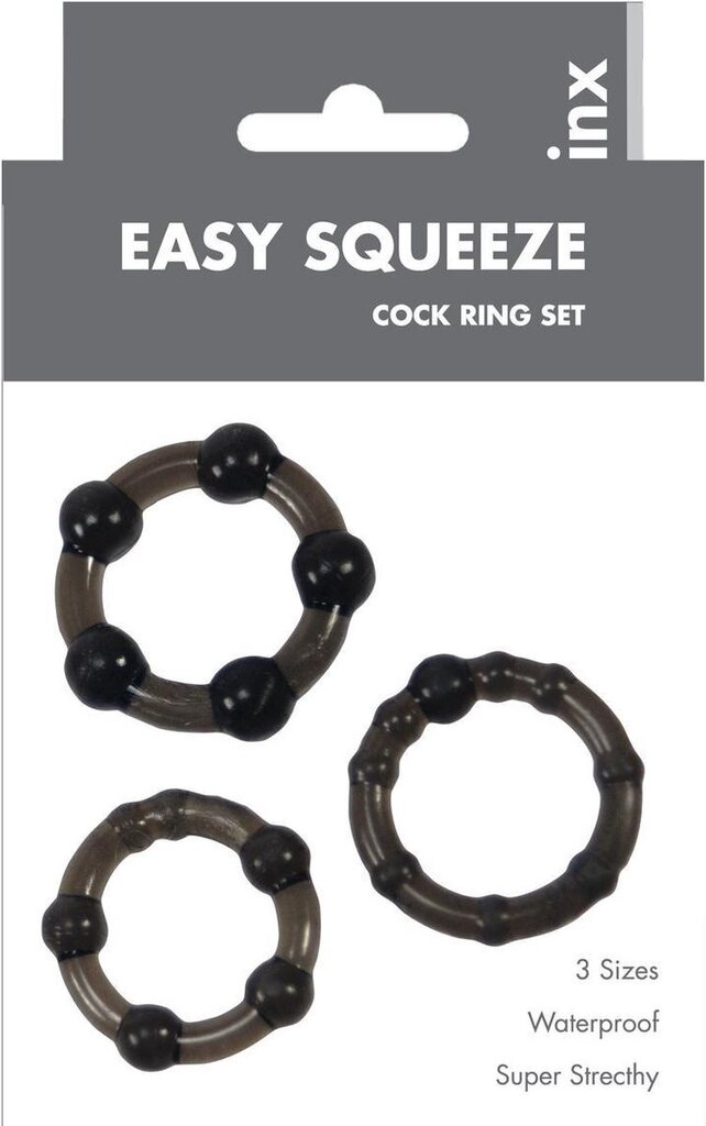 Bol.com Me you us easy squeeze cock ring set black aanbieding