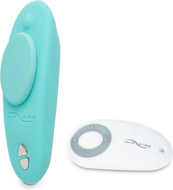 Bol.com Wevibe moxie - discrete vibrator voor in je slip met 10 intensiteiten die je via app bedient - aqua aanbieding