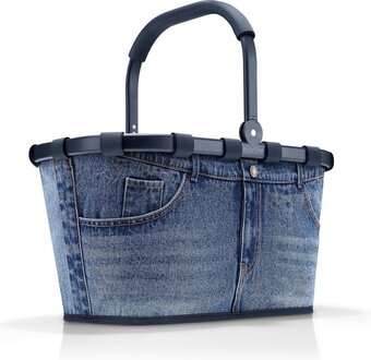 Bol.com Reisenthel carrybag boodschappenmand - 22l - frame jeans classic blue blauw aanbieding