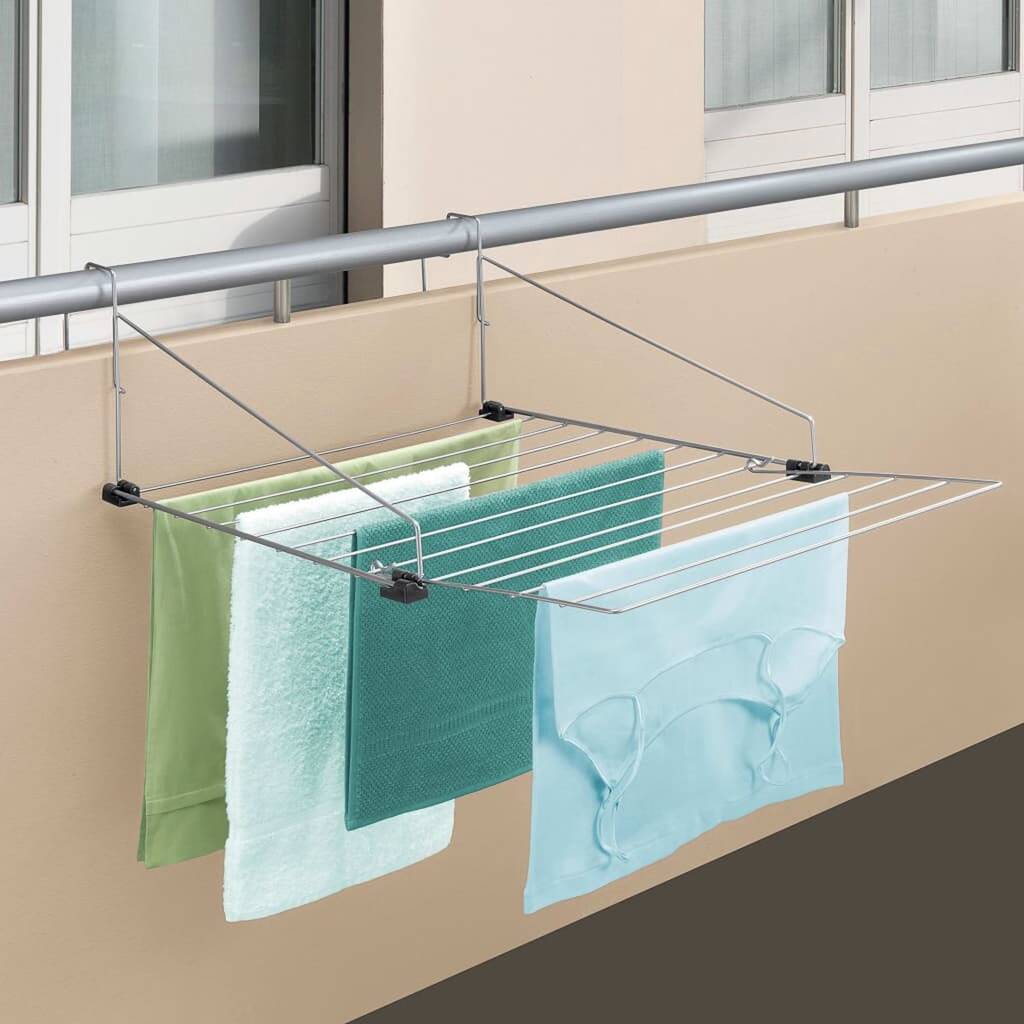 Bol.com Metaltex den haag droogrek - 9m drooglengte - ophangbaar - zilvergrijs aanbieding