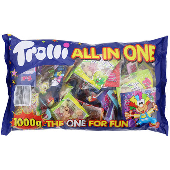 Action Trolli uitdeelzak all in one aanbieding