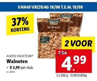 Lidl Walnoten aanbieding
