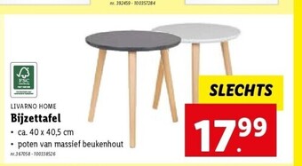 Lidl Bijzettafel aanbieding