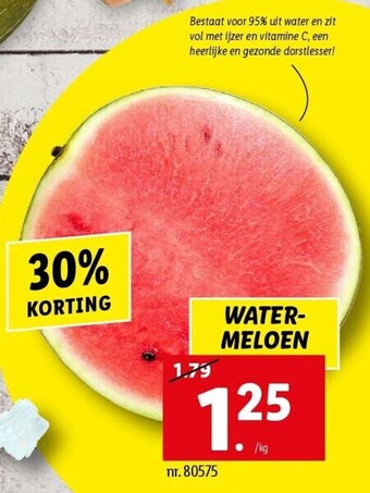 Lidl Watermeloen aanbieding