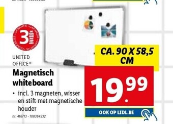 Lidl Magnetisch whiteboard aanbieding