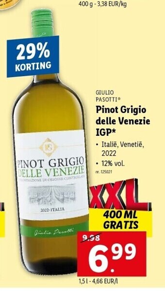 Lidl Pinot grigio delle venezie igp* aanbieding