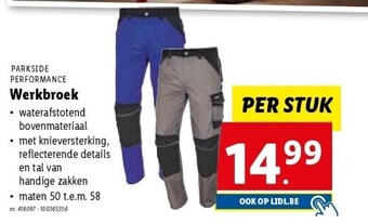 Lidl Werkbroek aanbieding