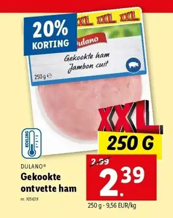 Lidl Gekookte ontvette ham aanbieding