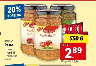 Lidl Pesto aanbieding