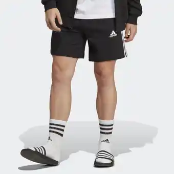 Decathlon Essentials french terry 3-stripes short aanbieding
