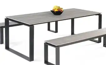 Hubo TAFEL "ROSAS" - 210 x 100 cm - aluminium en polywood. aanbieding