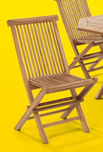 Hubo STOEL "HIDALGO" - plooibaar - teak. aanbieding
