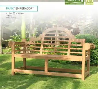 Hubo BANK "EMPERADOR" - 196 x 50 x 104 cm - teak. aanbieding