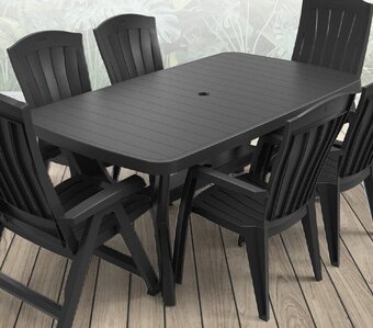 Hubo TAFEL "BALTIMORE" - 177 x 100 cm aanbieding