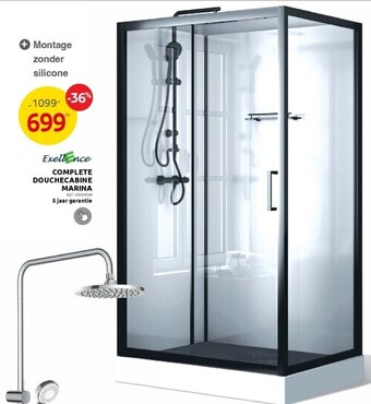 Brico Complete douchecabine marina aanbieding