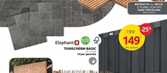 Brico Tuinscherm basic aanbieding