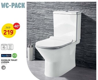 Brico Duoblok toilet livenza aanbieding