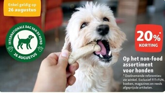 Maxi Zoo Op het non-food assortiment voor honden aanbieding