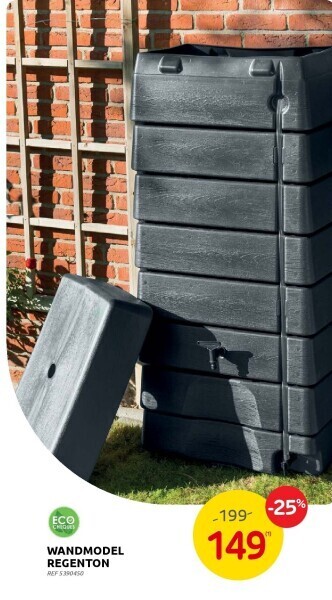 Brico Wandmodel regenton aanbieding