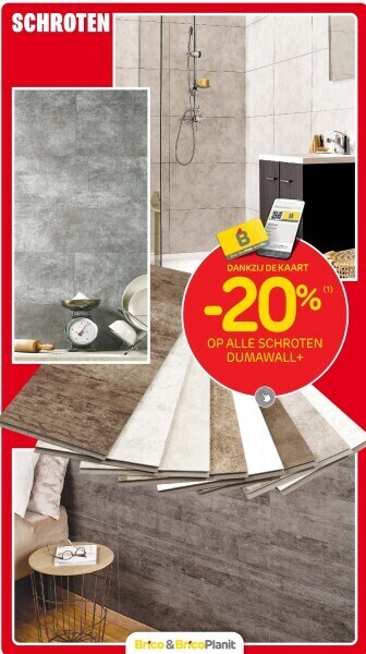 Brico Op alle schroten dumawall+ aanbieding