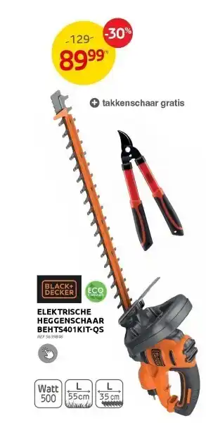 Brico Elektrische heggenschaar behts401kit-qs aanbieding
