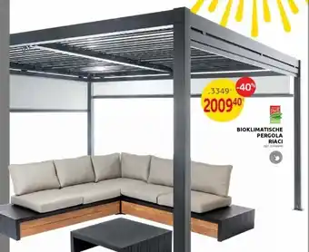 Brico Bioklimatische pergola riaci aanbieding