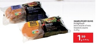 Alvo Hamburger buns aanbieding