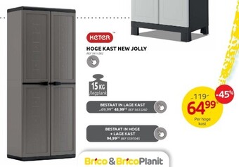 Brico Hoge kast new jolly aanbieding