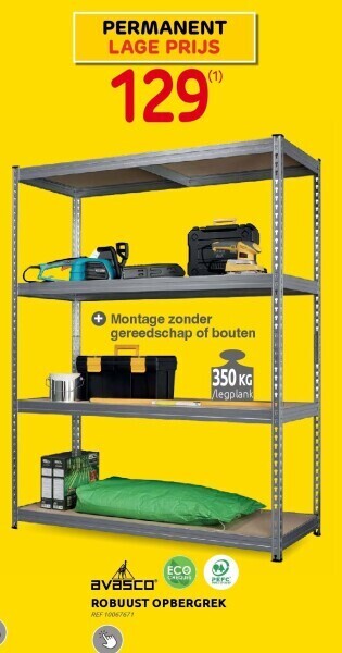 Brico Robuust opbergrek aanbieding