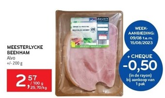 Alvo Meesterlycke beenham aanbieding