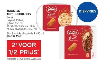Roomijs met speculoos