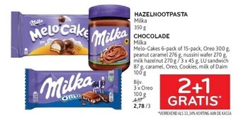 Hazelnootpasta milka 350 g