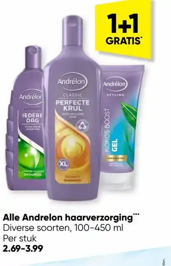 Alle Andrelon haarverzorging™** Diverse soorten, 100-450 ml
