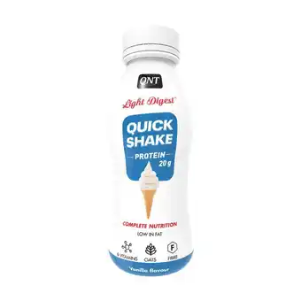 Decathlon Light digest protein shake 310 ml vanille aanbieding