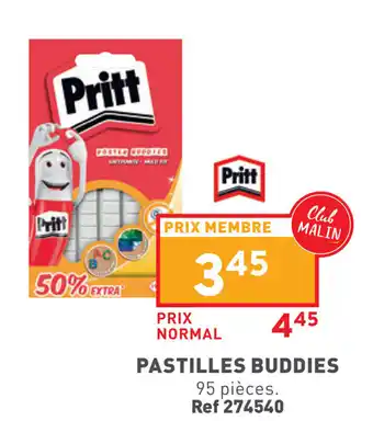 Trafic Pritt PASTILLES BUDDIES 95 pièces. aanbieding
