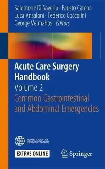 Bol.com Acute care surgery handbook: volume 2 common gastrointestinal and abdominal emergencies aanbieding