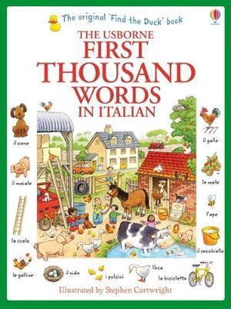 Bol.com First thousand words in italian aanbieding