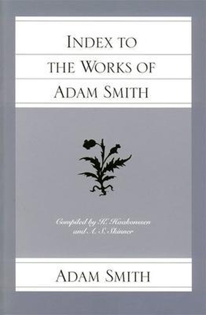 Bol.com Index to the works of adam smith aanbieding