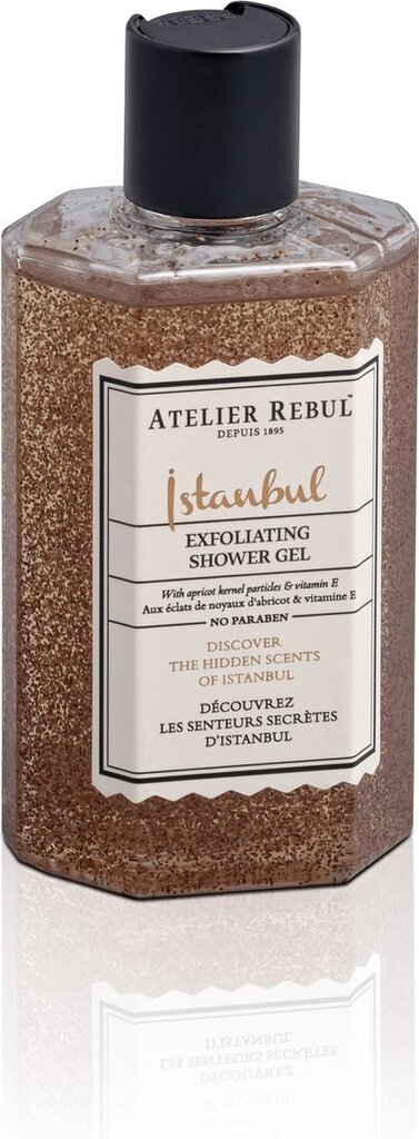 Bol.com Istanbul douchegel met scrub (250ml) atelier rebul - kruidige geur - natuurlijk - voor alle huidtypes aanbieding