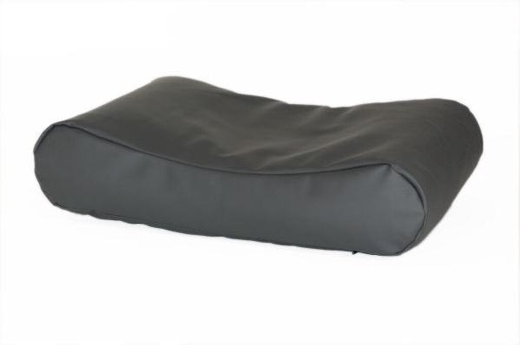 Bol.com Comfort kussen hondenkussen deluxe leatherlook 100 x 75 cm - antraciet aanbieding