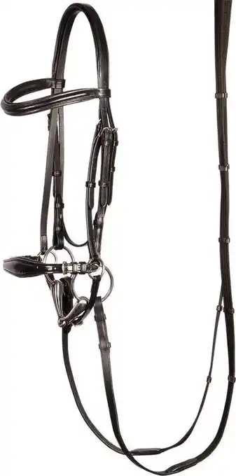 Bol.com Harry's horse hoofdstel lage neusriem comodo full zwart aanbieding