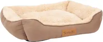 Scruffs cosy - comfortabele zacht gevoerde hondenmand - kleur: caramel brown, maat: medium
